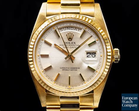 rolex 1803 yellow gold|rolex 1803 day date 36.